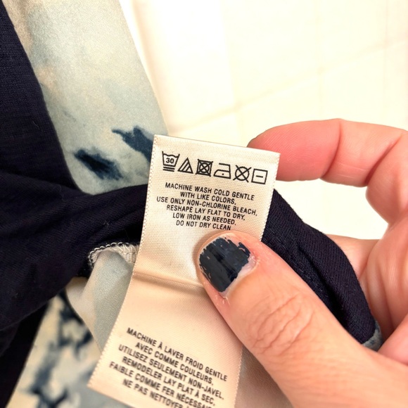 Anthropologie Deletta Sleeveless Top Abstract Spring Solid Front Size Small - Picture 8 of 8